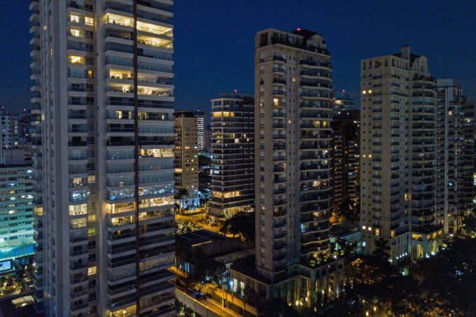 巴西圣保罗的天际线随着房地产繁荣而不断被刷新